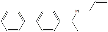 [1-(4-phenylphenyl)ethyl](prop-2-en-1-yl)amine Struktur