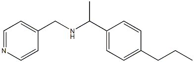 [1-(4-propylphenyl)ethyl](pyridin-4-ylmethyl)amine