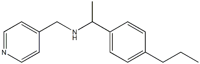  [1-(4-propylphenyl)ethyl](pyridin-4-ylmethyl)amine