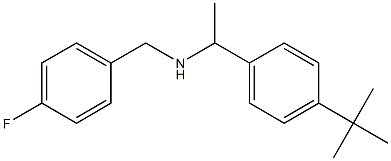 [1-(4-tert-butylphenyl)ethyl][(4-fluorophenyl)methyl]amine