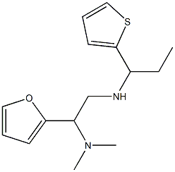 [2-(dimethylamino)-2-(furan-2-yl)ethyl][1-(thiophen-2-yl)propyl]amine
