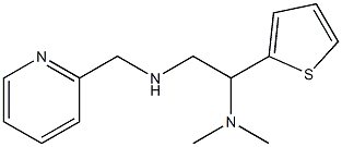 [2-(dimethylamino)-2-(thiophen-2-yl)ethyl](pyridin-2-ylmethyl)amine,,结构式