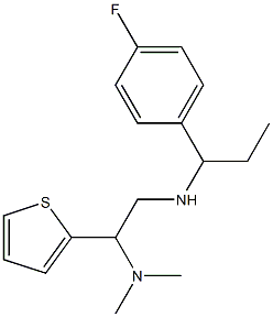 [2-(dimethylamino)-2-(thiophen-2-yl)ethyl][1-(4-fluorophenyl)propyl]amine