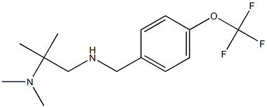 [2-(dimethylamino)-2-methylpropyl]({[4-(trifluoromethoxy)phenyl]methyl})amine