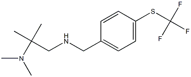  [2-(dimethylamino)-2-methylpropyl]({4-[(trifluoromethyl)sulfanyl]phenyl}methyl)amine