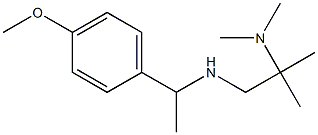 [2-(dimethylamino)-2-methylpropyl][1-(4-methoxyphenyl)ethyl]amine Structure