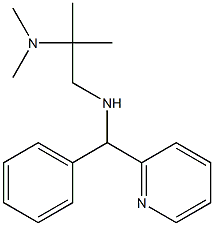 [2-(dimethylamino)-2-methylpropyl][phenyl(pyridin-2-yl)methyl]amine Structure