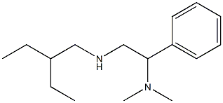 [2-(dimethylamino)-2-phenylethyl](2-ethylbutyl)amine 结构式