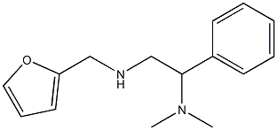 [2-(dimethylamino)-2-phenylethyl](furan-2-ylmethyl)amine Structure
