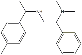 [2-(dimethylamino)-2-phenylethyl][1-(4-methylphenyl)ethyl]amine Structure