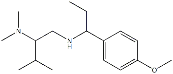 [2-(dimethylamino)-3-methylbutyl][1-(4-methoxyphenyl)propyl]amine|