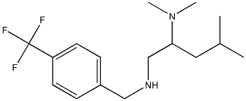 [2-(dimethylamino)-4-methylpentyl]({[4-(trifluoromethyl)phenyl]methyl})amine,,结构式