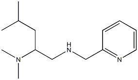 [2-(dimethylamino)-4-methylpentyl](pyridin-2-ylmethyl)amine Structure