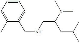 [2-(dimethylamino)-4-methylpentyl][(2-methylphenyl)methyl]amine