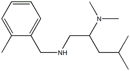  [2-(dimethylamino)-4-methylpentyl][(2-methylphenyl)methyl]amine