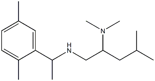 [2-(dimethylamino)-4-methylpentyl][1-(2,5-dimethylphenyl)ethyl]amine