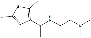 [2-(dimethylamino)ethyl][1-(2,5-dimethylthiophen-3-yl)ethyl]amine Structure