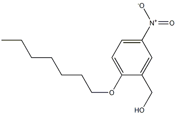 [2-(heptyloxy)-5-nitrophenyl]methanol,,结构式