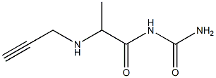 [2-(prop-2-yn-1-ylamino)propanoyl]urea Structure