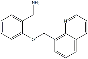 [2-(quinolin-8-ylmethoxy)phenyl]methanamine|