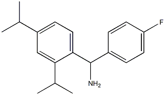  [2,4-bis(propan-2-yl)phenyl](4-fluorophenyl)methanamine