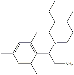 [2-amino-1-(2,4,6-trimethylphenyl)ethyl]dibutylamine Structure