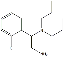 [2-amino-1-(2-chlorophenyl)ethyl]dipropylamine Structure