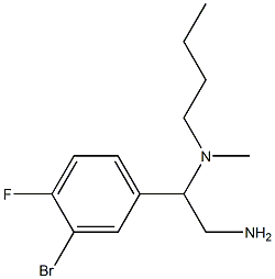 [2-amino-1-(3-bromo-4-fluorophenyl)ethyl](butyl)methylamine|