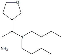 [2-amino-1-(oxolan-3-yl)ethyl]dibutylamine 化学構造式