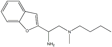 [2-amino-2-(1-benzofuran-2-yl)ethyl](butyl)methylamine,,结构式