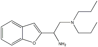 [2-amino-2-(1-benzofuran-2-yl)ethyl]dipropylamine Structure