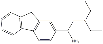 [2-amino-2-(9H-fluoren-2-yl)ethyl]diethylamine 结构式