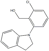 [2-chloro-6-(2,3-dihydro-1H-indol-1-yl)phenyl]methanol|