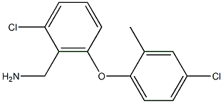  [2-chloro-6-(4-chloro-2-methylphenoxy)phenyl]methanamine