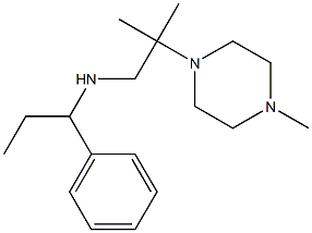 [2-methyl-2-(4-methylpiperazin-1-yl)propyl](1-phenylpropyl)amine Struktur
