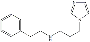[3-(1H-imidazol-1-yl)propyl](2-phenylethyl)amine 结构式