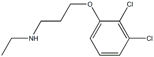 [3-(2,3-dichlorophenoxy)propyl](ethyl)amine Struktur