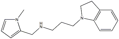 [3-(2,3-dihydro-1H-indol-1-yl)propyl][(1-methyl-1H-pyrrol-2-yl)methyl]amine|