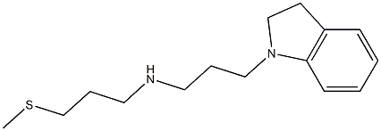 [3-(2,3-dihydro-1H-indol-1-yl)propyl][3-(methylsulfanyl)propyl]amine