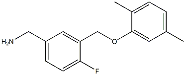[3-(2,5-dimethylphenoxymethyl)-4-fluorophenyl]methanamine