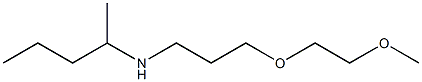 [3-(2-methoxyethoxy)propyl](pentan-2-yl)amine,,结构式