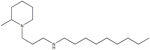 [3-(2-methylpiperidin-1-yl)propyl](nonyl)amine 化学構造式