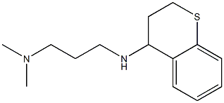 [3-(3,4-dihydro-2H-1-benzothiopyran-4-ylamino)propyl]dimethylamine 结构式