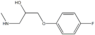 [3-(4-fluorophenoxy)-2-hydroxypropyl](methyl)amine Struktur