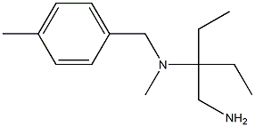 [3-(aminomethyl)pentan-3-yl](methyl)[(4-methylphenyl)methyl]amine Structure