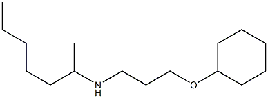 [3-(cyclohexyloxy)propyl](heptan-2-yl)amine Struktur