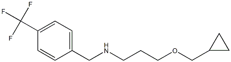  [3-(cyclopropylmethoxy)propyl]({[4-(trifluoromethyl)phenyl]methyl})amine