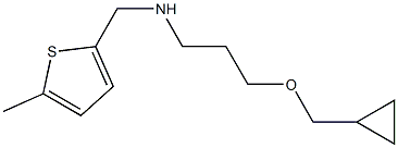 [3-(cyclopropylmethoxy)propyl][(5-methylthiophen-2-yl)methyl]amine Struktur