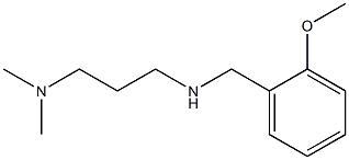 [3-(dimethylamino)propyl][(2-methoxyphenyl)methyl]amine Structure