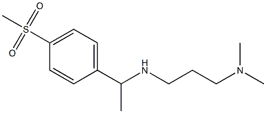  [3-(dimethylamino)propyl][1-(4-methanesulfonylphenyl)ethyl]amine